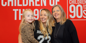 3 generations of participants, an original mother, her adult daughter, and her child daughter